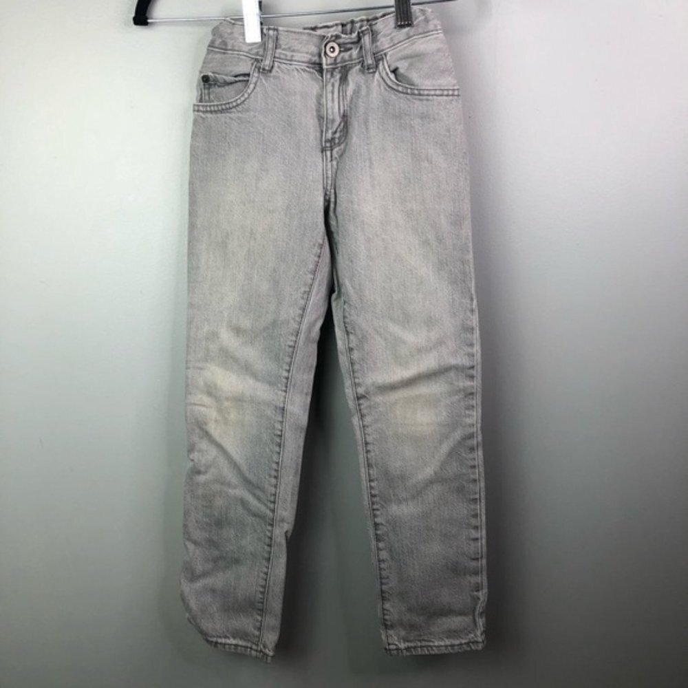 Boys gray skinny jeans Sz 8 - Picture 1 of 8